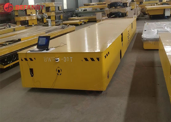 30 Ton Trackless Electric Transport Platform For Heavy Industry