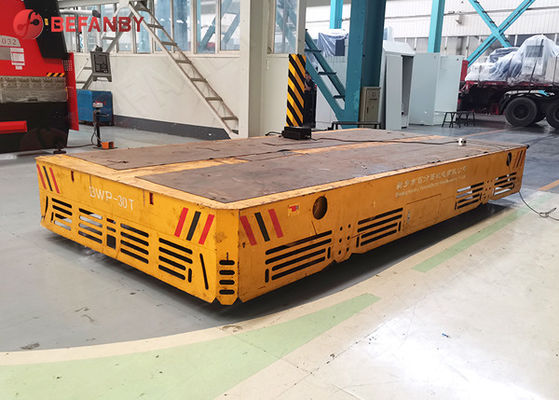 Heat Resistant Automatic Trackless Transfer Cart 1-300T For Material Handling