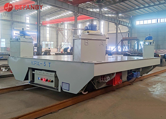 150T Factory Rail Battery Transfer Cart  Pipe Handling