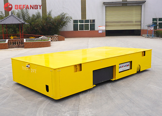 Battery Automated Transfer Heavy Load Cart Railless 15 Tons