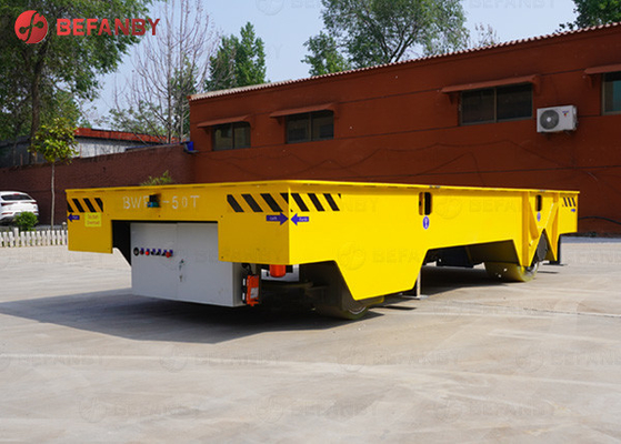 Steel Mill Electric Heavy Duty Trackless Transfer Cart