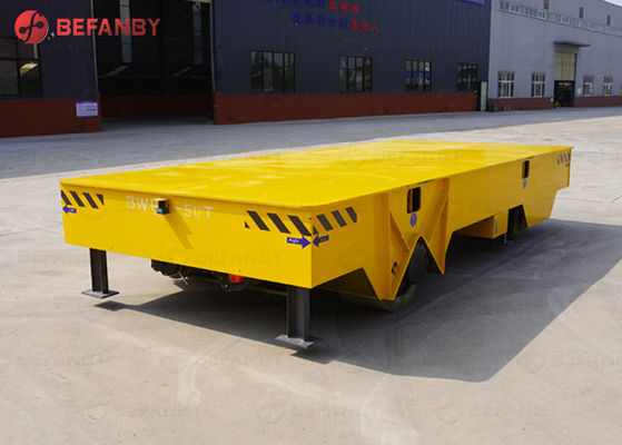 Steel Mill Electric Heavy Duty Trackless Transfer Cart