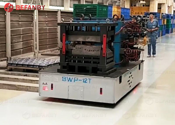 12 Tons Flexible Trackless Electric Cart For Mold Transfer