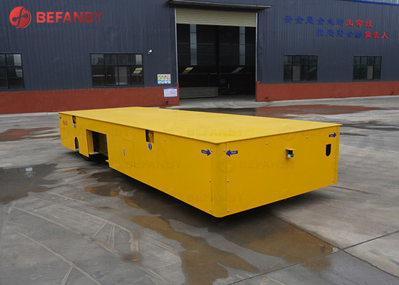 18 Ton Flexible Operated Factory Battery Trackless Transfer Cart
