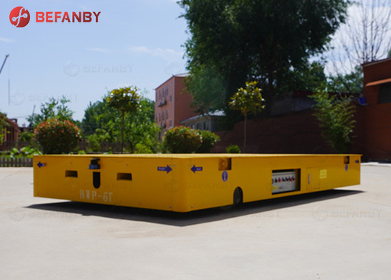 Manufacture 90t Trackless Battery Powered Transfer Cart