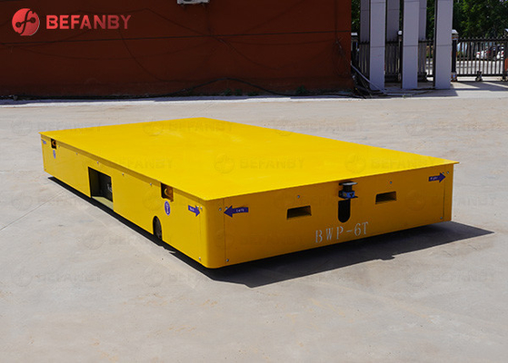 Manufacture 90t Trackless Battery Powered Transfer Cart
