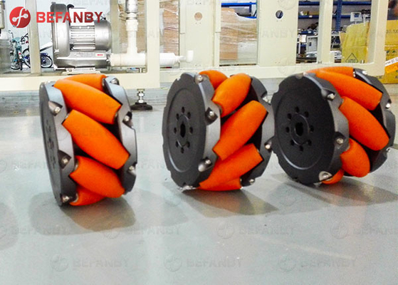 Smart Robot Omnidirectional 300kg Load Mecanum Wheel 152 Mm