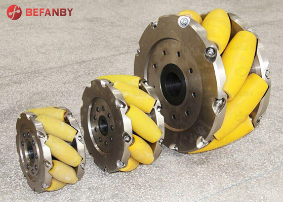 6 Inch Heavy Duty Mecanum Wheels For Logistics Trolley