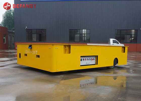 18 Ton Flexible Operated Factory Battery Trackless Transfer Cart