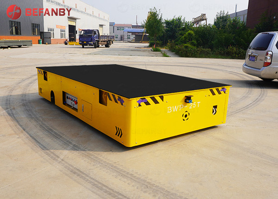 Trackless Steel Structure Flat Industrial Transfer Trolley