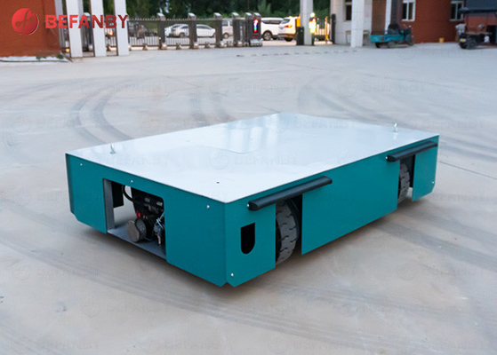 10T Trackless Steerable Industrial Transfer Cars