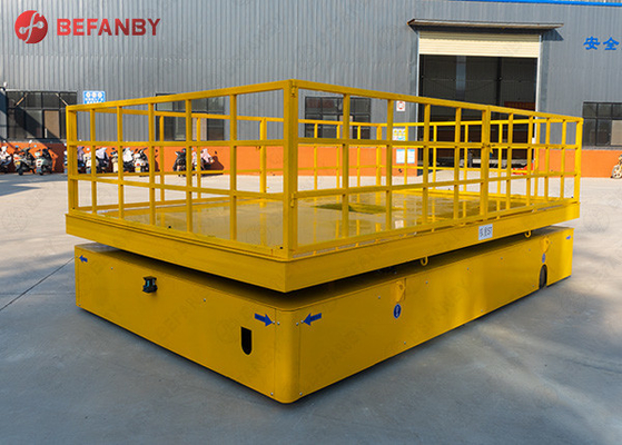 80T Load Steerable Transfer Trolley With Warning Alarm