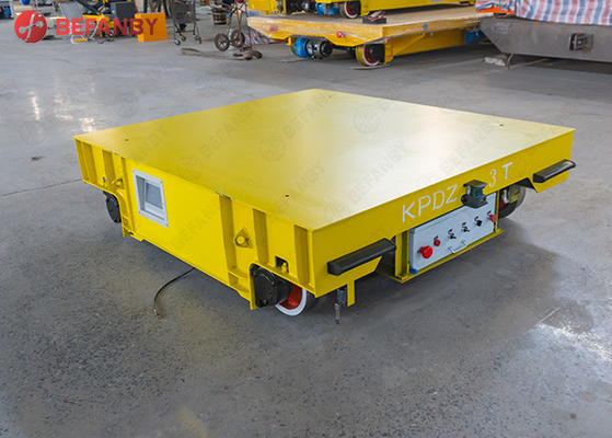 Heavy Factory 10T Electric Transfer Cart On Rail