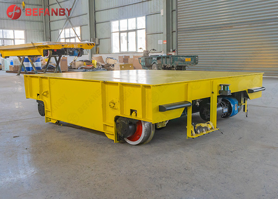 Heavy Factory 10T Electric Transfer Cart On Rail