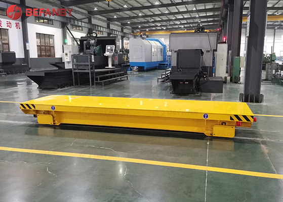 Motorized Steel Factory Flatbed Rail Transfer Cart