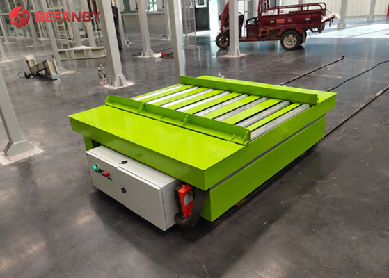 Roller Table Type Scissor Lift Electric Transfer Cart
