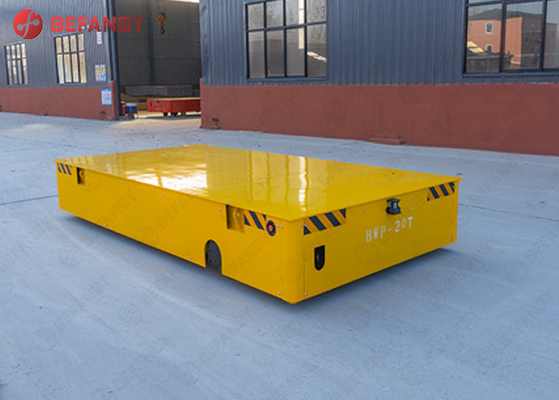 Steel Structure PU Wheel Battery No Rail Transfer Cart