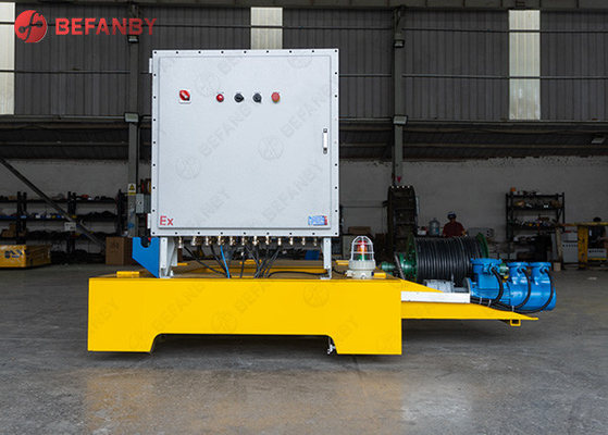 2T Copper Factory Cable Reel Countertop Control System Transfer Cart