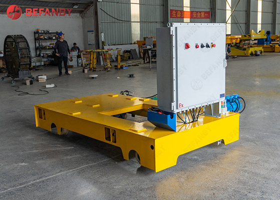 Environmental Cast Steel Wheel Mold Factory Cable Reel Transport Trolley