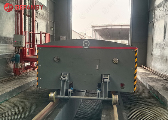 Customized Battery Rail And Road Work Tractor Transfer Cart