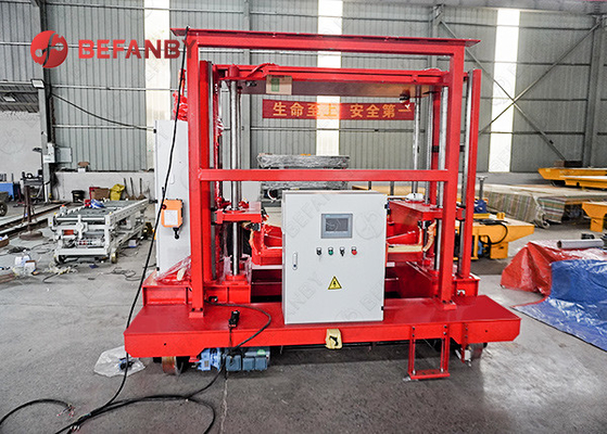 Simple Structure Industrial Light Factory Sliding Line Rail Transfer Cart