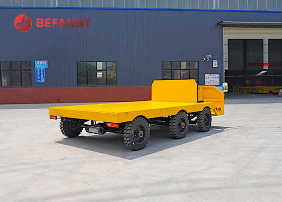 15T Easy Operation With Steering Wheel Electric Transfer Trolley