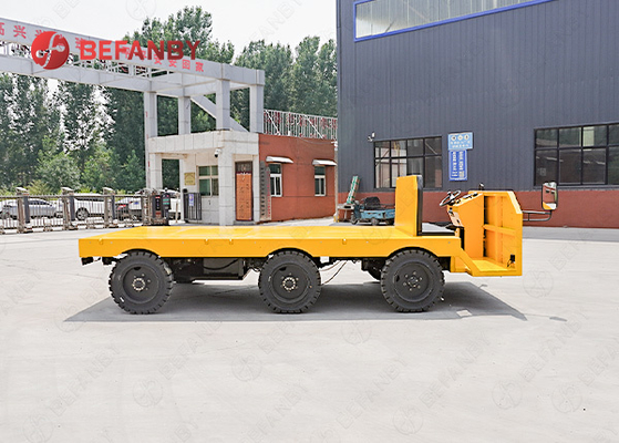15T Easy Operation With Steering Wheel Electric Transfer Trolley