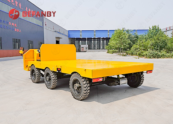 15T Easy Operation With Steering Wheel Electric Transfer Trolley