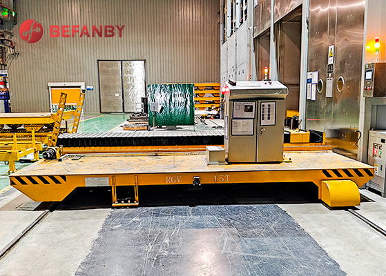 Intelligent With Flip Arm Annealing Furnace 15Trailway Guided Vehicle