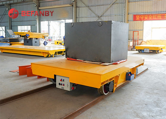 10 Ton Long Lifetime Steel Welding Frame Battery Transfer Cart With Battery Operated Power