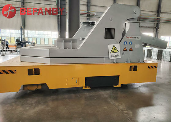 40 Ton Battery Operated Transfer Cart For Pouring Molten Aluminum
