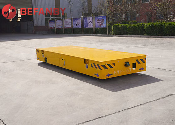 Heavy Duty Boiler Industry Railless Transfer Carts With Limit Switch