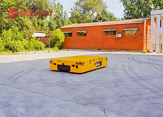 Smart Remote Control Operate PU Wheel Railless Transfer Cart