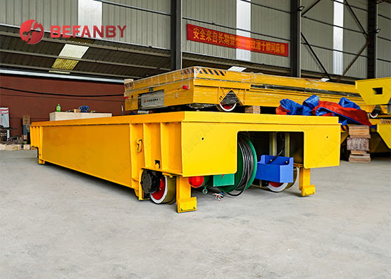 Simple Structure Limit Switch Cable Drum Railway Transfer Cart