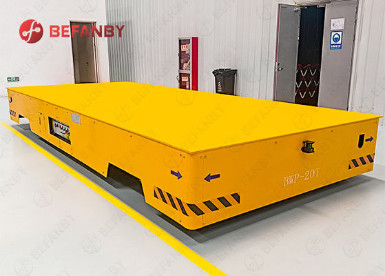 20 Ton Electrical Trackless Transfer Cart With Magnetic Navigation