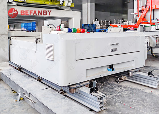 Professional Chain Convey Sliding Line Transfer Cart On Rail