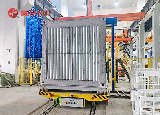 Heavy Load 19.2T Slinding Line Transfer Container Railway Cart