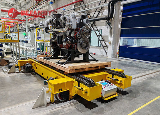 15T Heavy Load Battery Operated RGV Robot Transfer Cart with Intelligent Navigation System