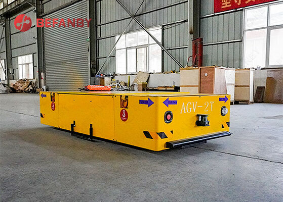 Professional 2T Load Capacity AGV Transfer Cart with Intelligent Navigation System and Battery Power