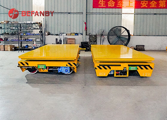 Heavy Load 12T Battery Powered RGV Robot Transfer Cart with Intelligent Control System