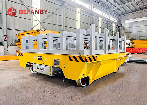 Capacity 8T Mobile Reel Rail Transfer Cart With Support Frame