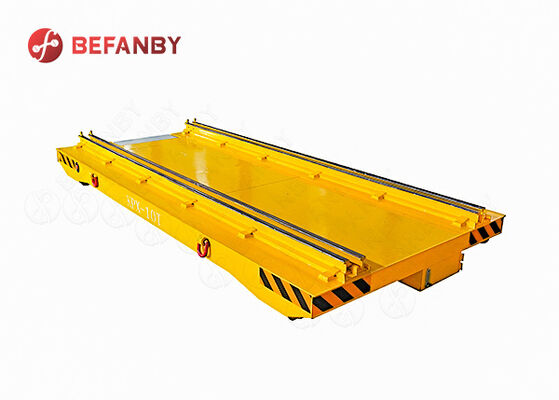 Capacity 10T Rail Transfer Cart With Chain Convey