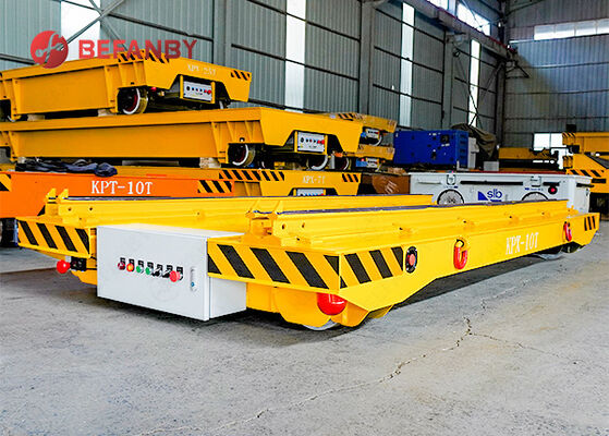 Capacity 10T Rail Transfer Cart With Chain Convey