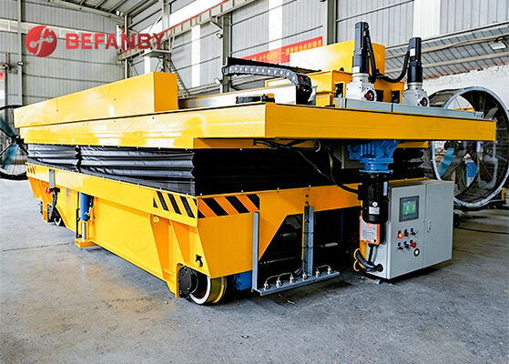 Capacity 10T Rail RGV Transfer Cart With Lift Device