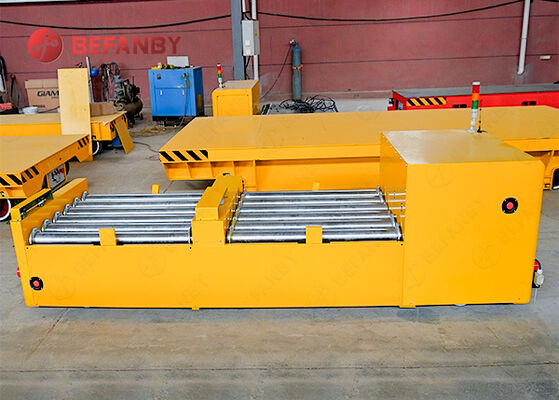 Professional Rail Transport Carts With Roller Convey