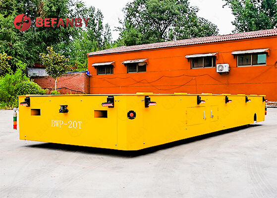 20 Ton  Capacity Steerable Transfer Carts For Forging Factory