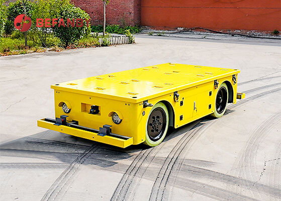 5 Ton trackless transport trolley with PU wheels