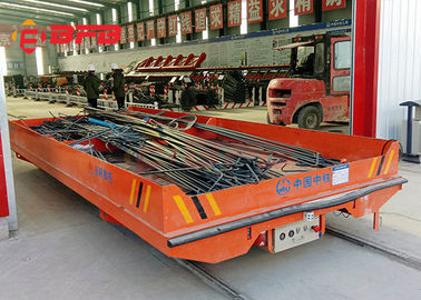 Heavy Duty Material Handling Motorized 10 Ton Battery Powered Electric Rail Transfer Cart