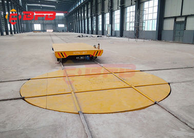 Cross rails factory transfer 360 degree electric car turntable for transfer cart