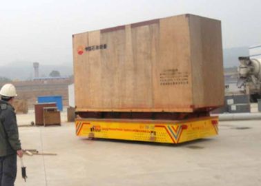Large Table Electric Trackless Transfer Cart For Material Moving Customized Color